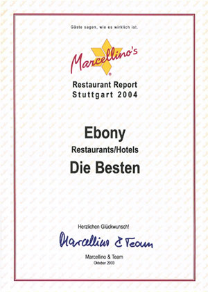 Marcellino''s Restaurant Report 2004